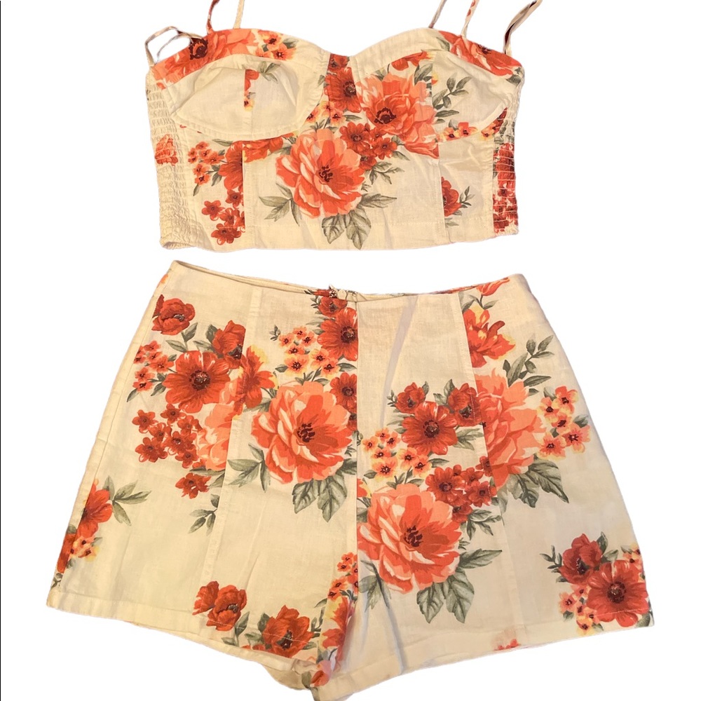 Forever 21 flower print set 🌺